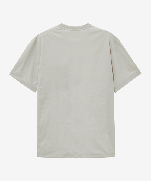 MINDBRIDGE(マインドブリッジ)の「ドゥグッド_ソロナセミオーバーTシャツ - 2カラー(Tシャツ/カットソー・メンズ・ベージュ/ブラック・95/100/105/110)」の4枚目の写真