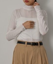 【Robert P. Miller】ライトパネルリブ モックネックプルオーバー RM264-2286