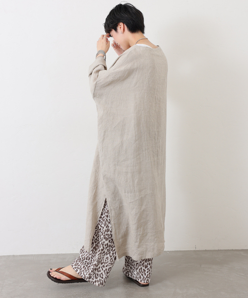 JOURNAL STANDARD LUXE(ジャーナルスタンダード ラックス)の「エアリネン Plain-DRESS(ワンピース・レディース・ネイビー/ベージュ/スカイブルー・FREE)」の9枚目の写真