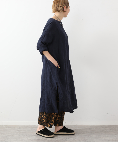 JOURNAL STANDARD LUXE(ジャーナルスタンダード ラックス)の「エアリネン Plain-DRESS(ワンピース・レディース・ネイビー/ベージュ/スカイブルー・FREE)」の11枚目の写真