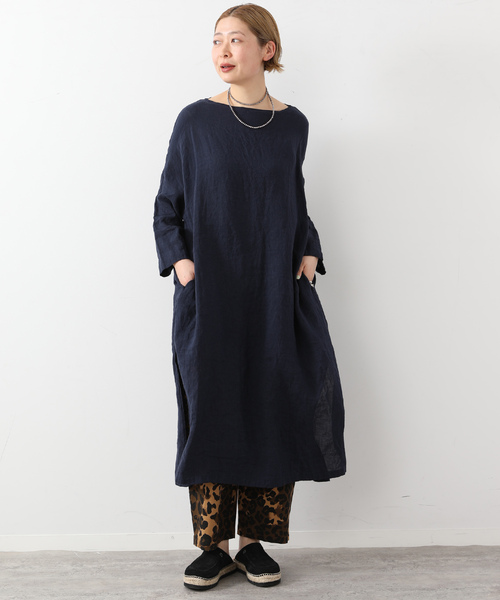 JOURNAL STANDARD LUXE(ジャーナルスタンダード ラックス)の「エアリネン Plain-DRESS(ワンピース・レディース・ネイビー/ベージュ/スカイブルー・FREE)」の13枚目の写真