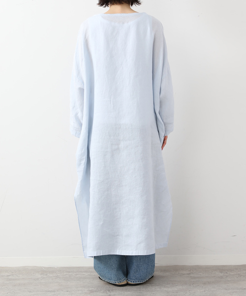 JOURNAL STANDARD LUXE（ジャーナルスタンダード　ラックス）の「エアリネン Plain-DRESS（ワンピース・レディース・ネイビー/ベージュ/スカイブルー・FREE）」の11枚目の写真