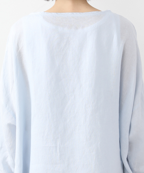 JOURNAL STANDARD LUXE（ジャーナルスタンダード　ラックス）の「エアリネン Plain-DRESS（ワンピース・レディース・ネイビー/ベージュ/スカイブルー・FREE）」の13枚目の写真