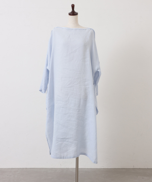 JOURNAL STANDARD LUXE（ジャーナルスタンダード　ラックス）の「エアリネン Plain-DRESS（ワンピース・レディース・ネイビー/ベージュ/スカイブルー・FREE）」の18枚目の写真