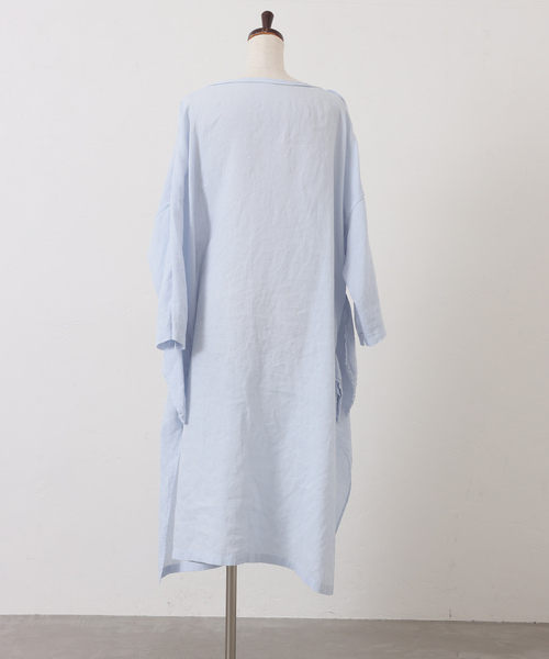 JOURNAL STANDARD LUXE（ジャーナルスタンダード　ラックス）の「エアリネン Plain-DRESS（ワンピース・レディース・ネイビー/ベージュ/スカイブルー・FREE）」の19枚目の写真