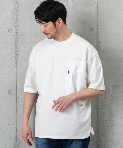 J.J camp(ジェイジェイキャンプ)の「兄弟・姉妹・親子で着られるTシャツ 半袖 Tシャツ ユニセックス 山 yama(Tシャツ/カットソー・メンズ・ベージュ/ホワイト/ダークグレー・XL/M/2XL/L/S)」の2枚目の写真