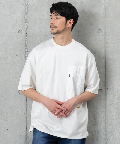 J.J camp(ジェイジェイキャンプ)の「兄弟・姉妹・親子で着られるTシャツ 半袖 Tシャツ ユニセックス 山 yama(Tシャツ/カットソー・メンズ・ベージュ/ホワイト/ダークグレー・XL/M/2XL/L/S)」の6枚目の写真