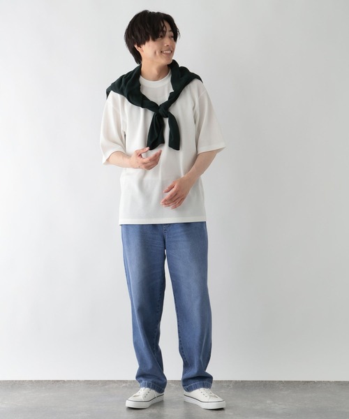 GLOBAL WORK(グローバルワーク)の「COOLデニム/イージーパンツ/666054(デニムパンツ・メンズ・ブラック/ネイビー・L/M/S)」の10枚目の写真