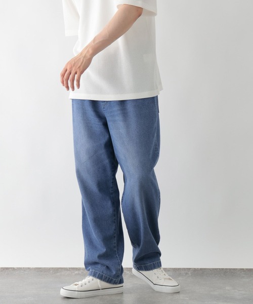 GLOBAL WORK(グローバルワーク)の「COOLデニム/イージーパンツ/666054(デニムパンツ・メンズ・ブラック/ネイビー・L/M/S)」の13枚目の写真