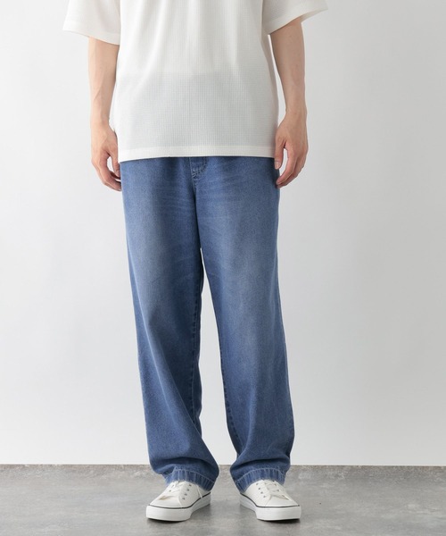 GLOBAL WORK(グローバルワーク)の「COOLデニム/イージーパンツ/666054(デニムパンツ・メンズ・ブラック/ネイビー・L/M/S)」の15枚目の写真