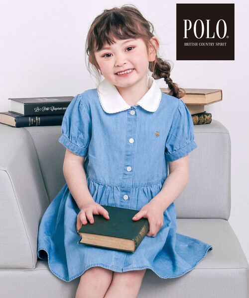 POLO BCS(ポロ・ビーシーエス)×SLAP SLIPコラボ】リボン付きデニム