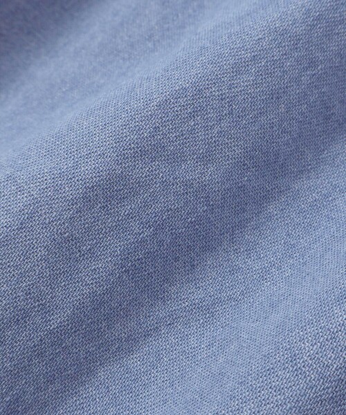 SLAP SLIP(スラップスリップ)の「【POLO BCS(ポロ・ビーシーエス)×SLAP SLIPコラボ】リボン付きデニムストライプシャツワンピース(80~130cm)(シャツワンピース・キッズ・ブルー系その他/ブルー・120cm/100cm/90cm/80cm/110cm/130cm)」の4枚目の写真