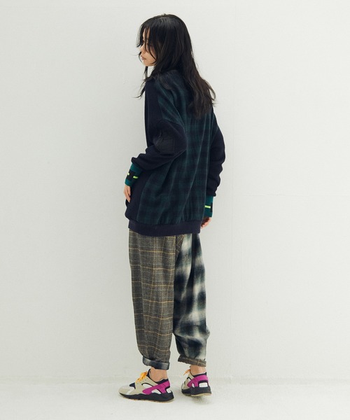 STOF（ストフ）の「Half flannel check Wide Pants（その他パンツ・メンズ・ブルー/グレー・M/S）」の9枚目の写真