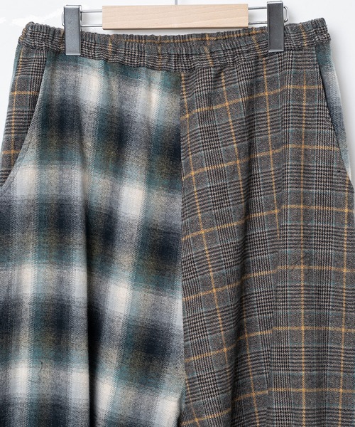 STOF（ストフ）の「Half flannel check Wide Pants（その他パンツ・メンズ・ブルー/グレー・M/S）」の12枚目の写真