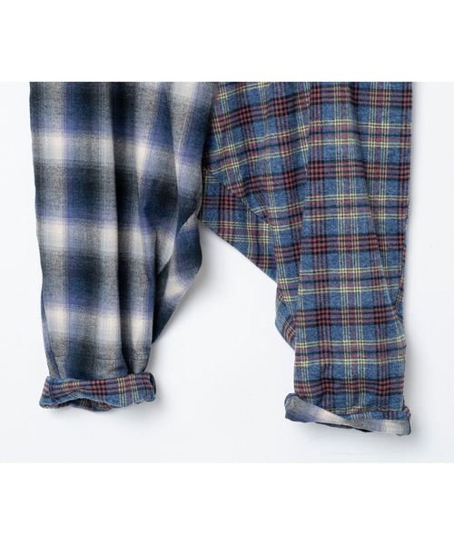 STOF（ストフ）の「Half flannel check Wide Pants（その他パンツ・メンズ・ブルー/グレー・M/S）」の17枚目の写真