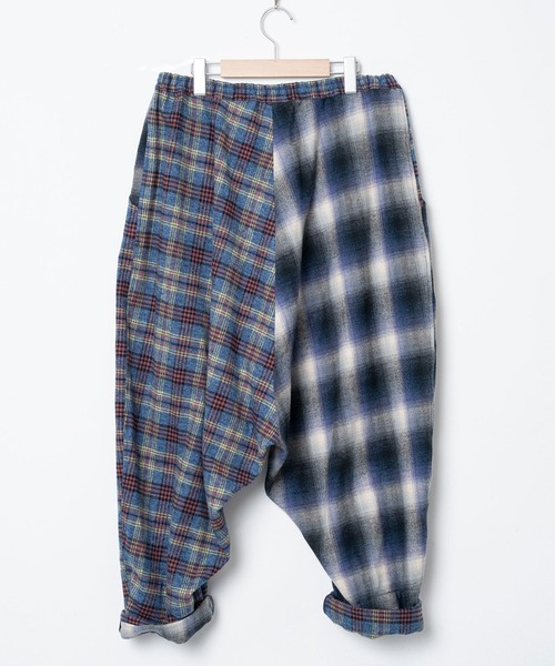 STOF（ストフ）の「Half flannel check Wide Pants（その他パンツ・メンズ・ブルー/グレー・M/S）」の15枚目の写真