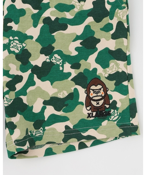 XLARGE KIDS(エクストララージキッズ)の「ファニーゴリラカモ総柄 ショートパンツ(その他パンツ・キッズ・ブルー/グリーン・120cm/140cm/130cm/90cm/110cm/100cm/80cm)」の12枚目の写真