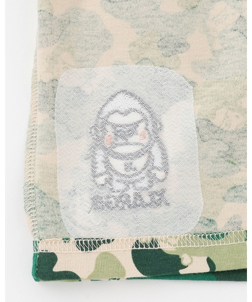 XLARGE KIDS(エクストララージキッズ)の「ファニーゴリラカモ総柄 ショートパンツ(その他パンツ・キッズ・ブルー/グリーン・120cm/140cm/130cm/90cm/110cm/100cm/80cm)」の11枚目の写真