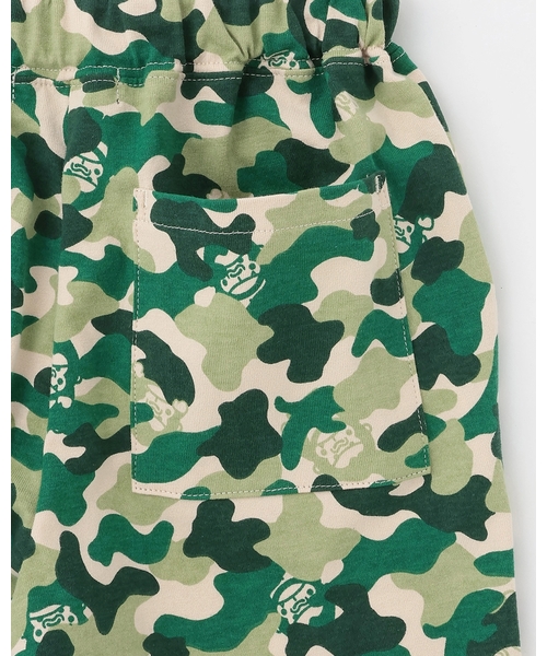 XLARGE KIDS(エクストララージキッズ)の「ファニーゴリラカモ総柄 ショートパンツ(その他パンツ・キッズ・ブルー/グリーン・120cm/140cm/130cm/90cm/110cm/100cm/80cm)」の10枚目の写真