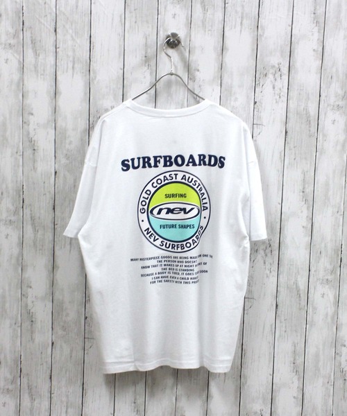 NEV(ネブ)の「【NEVSURF】プリントオーバーサイズ 半袖Tシャツ(Tシャツ/カットソー・メンズ・ホワイト系その他/ネイビー/ブルー系その他/オフホワイト/杢グレー/ダークグリーン/グレー系その他/チャコール・L/XL/M)」の17枚目の写真