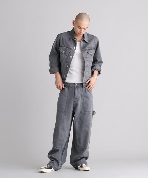 MANASTASH(マナスタッシュ)の「MANASTASH/マナスタッシュ HEMP WASHED TYPE 3 JACKET(その他アウター・メンズ・ライトグレー/ブラック/その他3・S/XL/L/M)」の5枚目の写真
