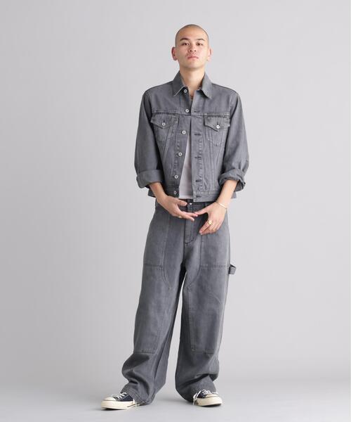 MANASTASH(マナスタッシュ)の「MANASTASH/マナスタッシュ HEMP WASHED TYPE 3 JACKET(その他アウター・メンズ・ライトグレー/ブラック/その他3・S/XL/L/M)」の6枚目の写真