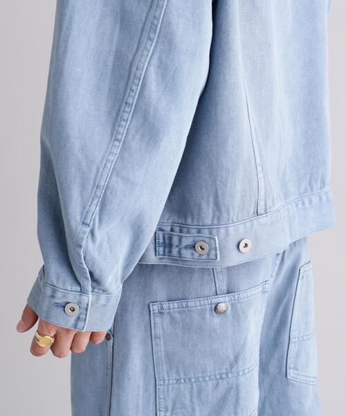 MANASTASH(マナスタッシュ)の「MANASTASH/マナスタッシュ HEMP WASHED TYPE 3 JACKET(その他アウター・メンズ・ライトグレー/ブラック/その他3・S/XL/L/M)」の15枚目の写真