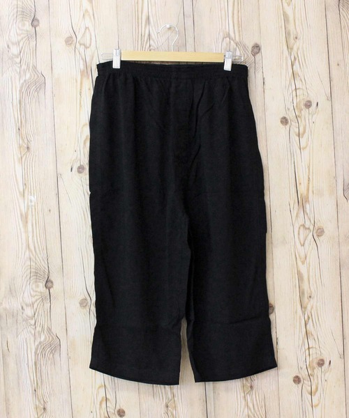 TopIsm(トップイズム)の「レーヨンリーフアロハ柄 無地ステテコ(その他パンツ・メンズ・ブラック系2/ブラック/チャコール/ネイビー/ブラック系1/ブラック系3・M/L/XL)」の9枚目の写真