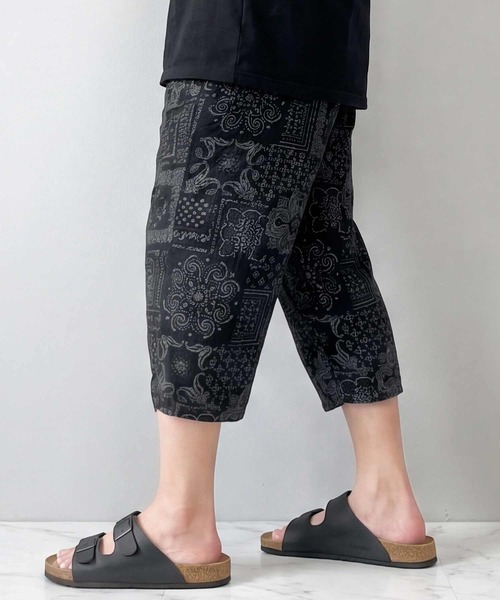 TopIsm(トップイズム)の「レーヨンリーフアロハ柄 無地ステテコ(その他パンツ・メンズ・ブラック系2/ブラック/チャコール/ネイビー/ブラック系1/ブラック系3・M/L/XL)」の22枚目の写真