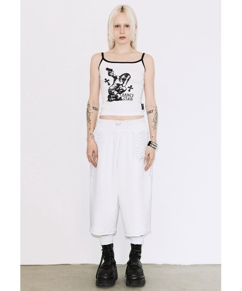 FANCY CLUB(ファンシークラブ)の「A'GEM/9 × .kom 『FANCY CLUB/ファンシークラブ』00’s SLEEVELESS/00Sスリーブレス(キャミソール・レディース・ホワイト/ブラック/ブルー・FREE)」の6枚目の写真
