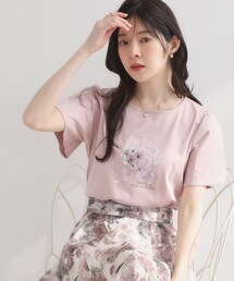 【接触冷感・UVカット・洗える】トゥシューズプリントTシャツ