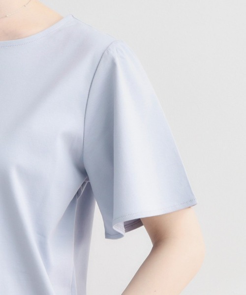 couture brooch（クチュールブローチ）の「【接触冷感・UVカット・洗える】トゥシューズプリントTシャツ（Tシャツ/カットソー・レディース・ピンク系/ライトグレー/オフホワイト/ライトブルー/チャコールグレー・40/42/38/36）」の7枚目の写真