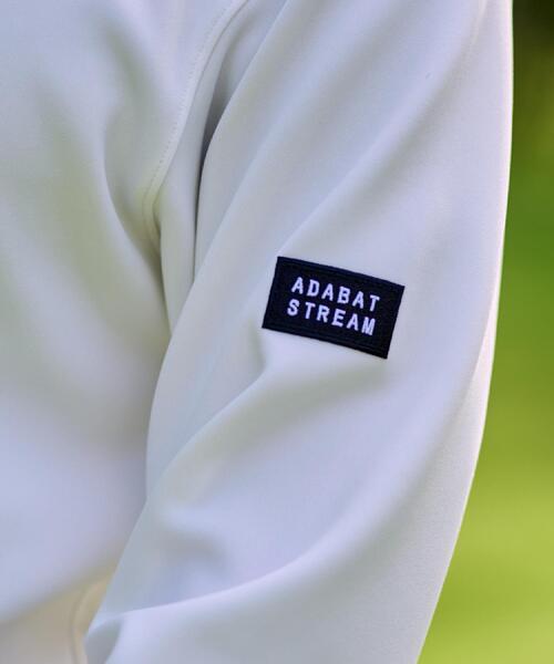 ADABAT STREAM(アダバットストリーム)の「【UVカット】オフタートル バックプリントプルオーバー(Tシャツ/カットソー・メンズ・ブラック/ホワイト・46/48/50/52)」の14枚目の写真