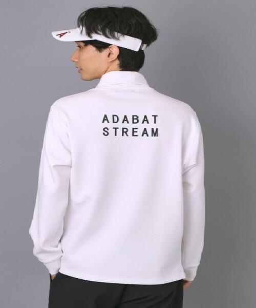ADABAT STREAM(アダバットストリーム)の「【UVカット】オフタートル バックプリントプルオーバー(Tシャツ/カットソー・メンズ・ブラック/ホワイト・46/48/50/52)」の5枚目の写真
