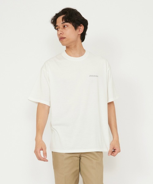 Dickies(ディッキーズ)の「ドローコード リフレクターロゴTシャツ 半袖(Tシャツ/カットソー・メンズ・ブラック/ホワイト・LARGE/X-LARGE/MEDIUM)」の2枚目の写真
