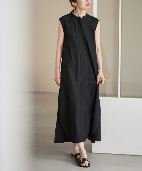 normment(ノーメント)の「【洗える】normment/ノーメント STRIPE STITCH N/S DRESS(ワンピース・レディース・ベージュ/ブラック・FREE)」の15枚目の写真