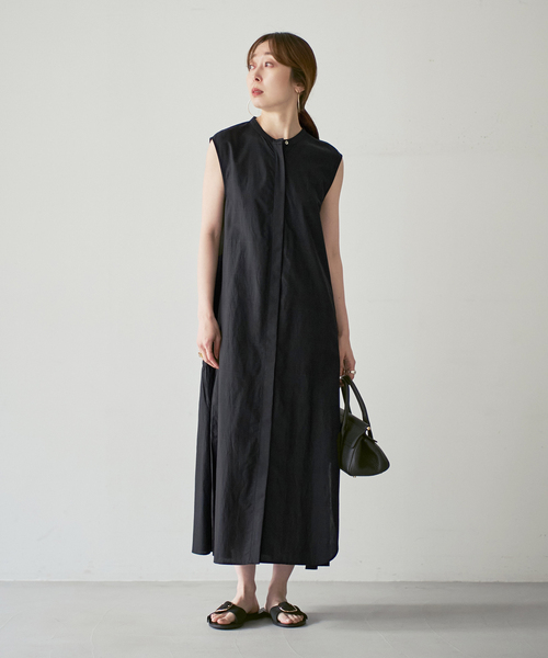 normment(ノーメント)の「【洗える】normment/ノーメント STRIPE STITCH N/S DRESS(ワンピース・レディース・ベージュ/ブラック・FREE)」の20枚目の写真