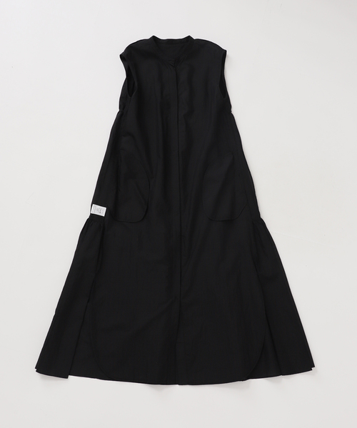 normment(ノーメント)の「【洗える】normment/ノーメント STRIPE STITCH N/S DRESS(ワンピース・レディース・ベージュ/ブラック・FREE)」の7枚目の写真