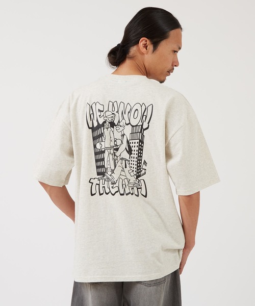 SIDEWAY STANCE(サイドウェイスタンス)の「【SIDEWAY STANCE】スケータープリント 半袖Tシャツ(Tシャツ/カットソー・メンズ・ブラック/オートミール/ホワイト・LARGE/MEDIUM/X-LARGE/SMALL)」の12枚目の写真