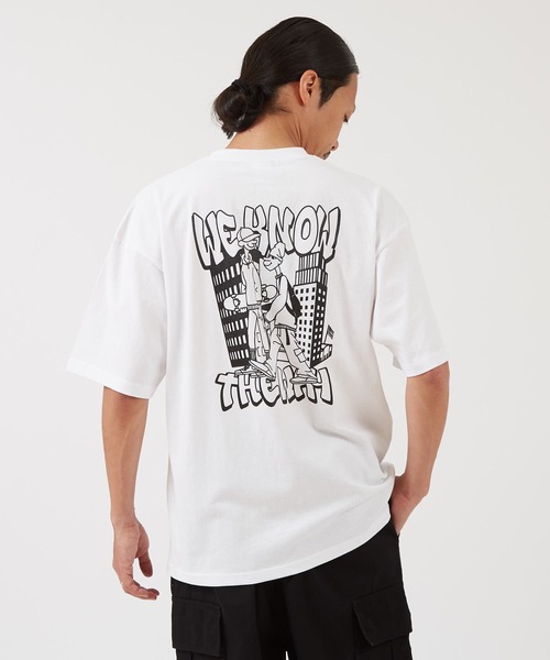 SIDEWAY STANCE(サイドウェイスタンス)の「【SIDEWAY STANCE】スケータープリント 半袖Tシャツ(Tシャツ/カットソー・メンズ・ブラック/オートミール/ホワイト・LARGE/MEDIUM/X-LARGE/SMALL)」の8枚目の写真