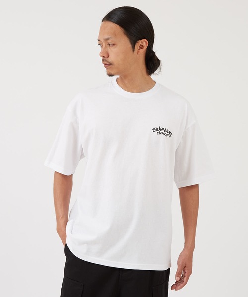 SIDEWAY STANCE(サイドウェイスタンス)の「【SIDEWAY STANCE】スケータープリント 半袖Tシャツ(Tシャツ/カットソー・メンズ・ブラック/オートミール/ホワイト・LARGE/MEDIUM/X-LARGE/SMALL)」の9枚目の写真