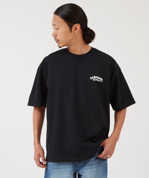 SIDEWAY STANCE(サイドウェイスタンス)の「【SIDEWAY STANCE】スケータープリント 半袖Tシャツ(Tシャツ/カットソー・メンズ・ブラック/オートミール/ホワイト・LARGE/MEDIUM/X-LARGE/SMALL)」の5枚目の写真