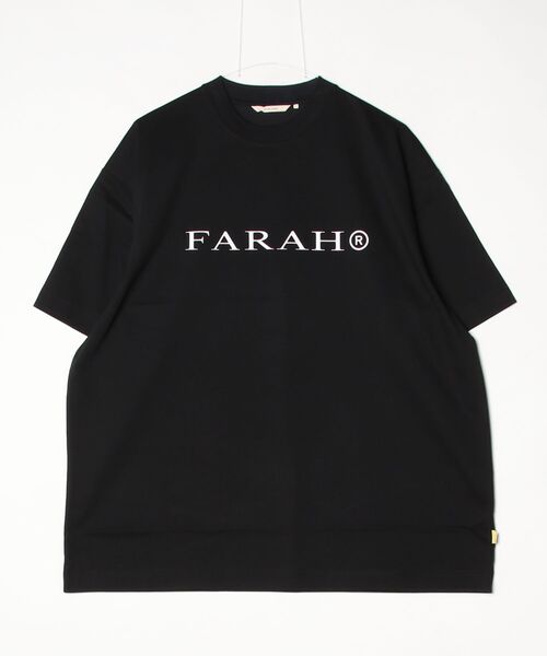FARAH（ファーラー）の「Printed Graphic S/S Tee FR0601-M3009（Tシャツ/カットソー・メンズ・ブラック/ネイビー/ホワイト・MEDIUM/LARGE）」の2枚目の写真