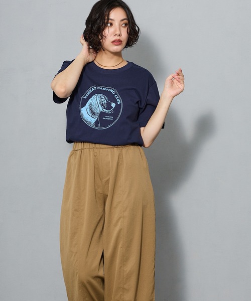 aremoi(アレモイ)の「ヴィンテージライク ドッググラフィック クルーネックTシャツ(Tシャツ/カットソー・レディース・ネイビー・SMALL/MEDIUM/LARGE)」の22枚目の写真