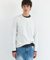 WINDER（ワインダー）の「CF LONGSLEEVE JERSEY TOP - OFF WHITE（Tシャツ/カットソー）」