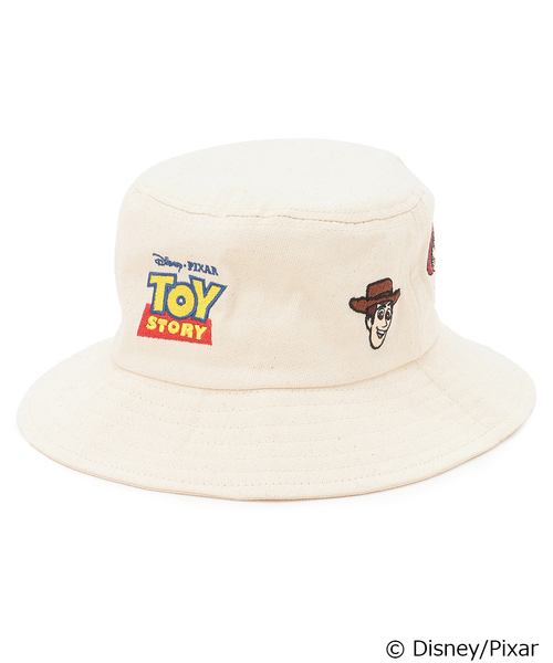 petit main(プティマイン)の「【Disney/Pixar】TOY STORY / 刺しゅうハット(ハット・キッズ・オフホワイト/サックスブルー・50cm/54cm/52cm)」の5枚目の写真