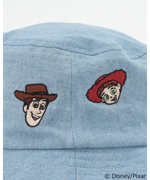 petit main(プティマイン)の「【Disney/Pixar】TOY STORY / 刺しゅうハット(ハット・キッズ・オフホワイト/サックスブルー・50cm/54cm/52cm)」の8枚目の写真