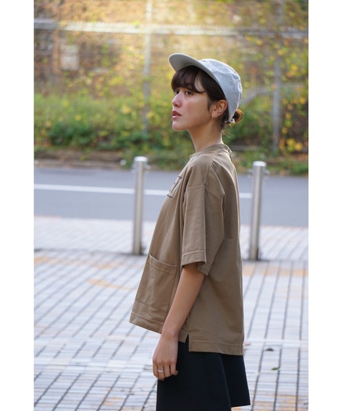 Lafayette(ラファイエット)の「タヌキ【TANNUKI】- 半袖Tシャツ【TANNUKI Lokaal Big T Dark Beige 123TA36】(Tシャツ/カットソー・メンズ・ベージュ・S)」の7枚目の写真