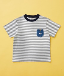 Lee（リー）の「Lee/リー【110-150cm】キッズ デニムポケットTシャツ（Tシャツ/カットソー）」