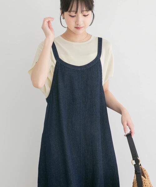 ITEMS URBANRESEARCH(アイテムズ アーバンリサーチ)の「『洗濯可』ビッグノースリーブニット(ニット/セーター・レディース・ブルー系その他/ブラック/オフホワイト/ブラウン・FREE)」の8枚目の写真